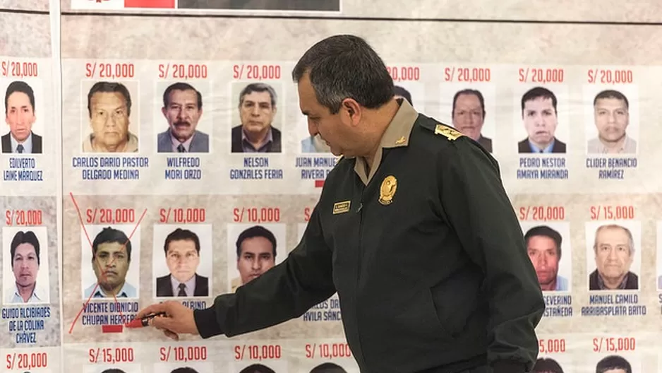 Policía sigue capturando a requisitoriados más buscados. Foto: Mininter