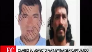 Luis Alexander Plasencia Nolasco tenía un aspecto totalmente distinto al que mostraba cuando fue detenido