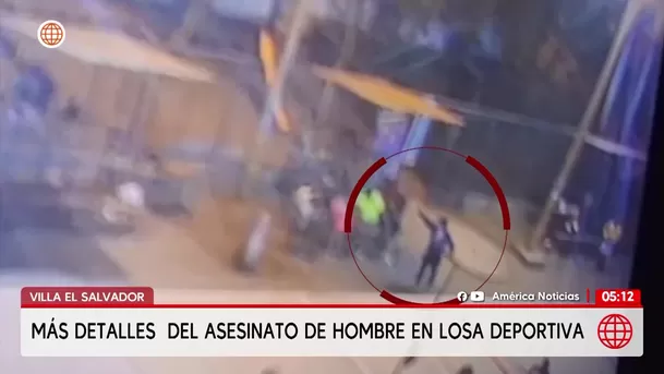 Más detalles del asesinato de hombre en losa deportiva en Villa El Salvador. Foto: América Noticias