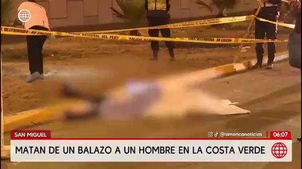 Matan de un balazo a joven taxista en Costa Verde de San Miguel/ América Noticias