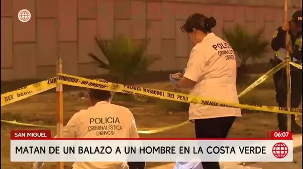 Joven taxista asesinado de un balazo en la cabeza en la Costa Verde de San Miguel/ América Noticias