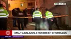 Matan a balazos a hombre en Chorrillos