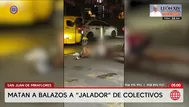 Matan a balazos a jalador de colectivos en San Juan de Miraflores