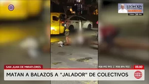 Asesinan a balazos a jalador de colectivos en San Juan de Miraflores. Foto y video: América Noticias
