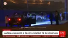 Matan a balazos a un taxista dentro de su vehículo en Ventanilla