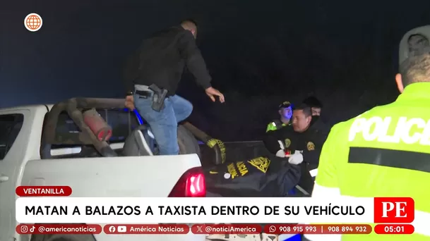 Matan a balazos a un taxista dentro de su vehículo en Ventanilla. Foto: América Noticias