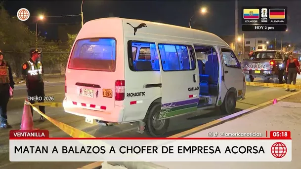 Matan a chofer de la empresa Acorsa en Ventanilla. Foto: América Noticias