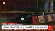 Matan a colectivero en la avenida Arequipa en el Cercado de Lima