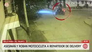 Matan a delivery para robarle moto en Villa María del Triunfo