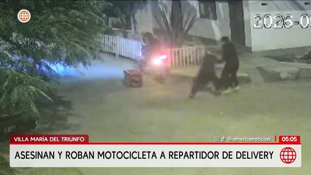 Asesinan a repartidor de delivery para robarle moto en Villa María del Triunfo. Foto: América Noticias Asesinan a repartidor de delivery para robarle moto en Villa María del Triunfo. Foto: América Noticias