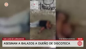 Asesinan a dueño de discoteca en San Juan de Lurigancho. Foto y video: América Noticias