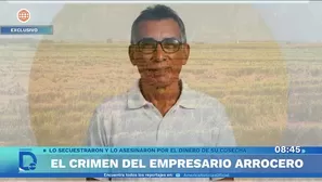 Asesinan a empresario arrocero para robarle su producción en Tumbes. Foto y video: Domingo al día