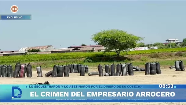 Asesinan a empresario arrocero para robarle su producción en Tumbes. Foto: Domingo al día