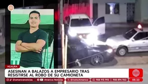 Asesinan a empresario que se resistió al robo de su camioneta en Huaura. Foto y video: América Noticias