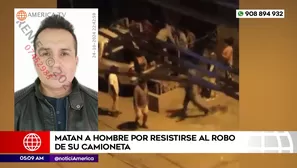 Asesinan a hombre en San Juan de Miraflores. Foto y video: América Noticias