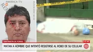 Matan a hombre por resistirse al robo de su celular en SMP