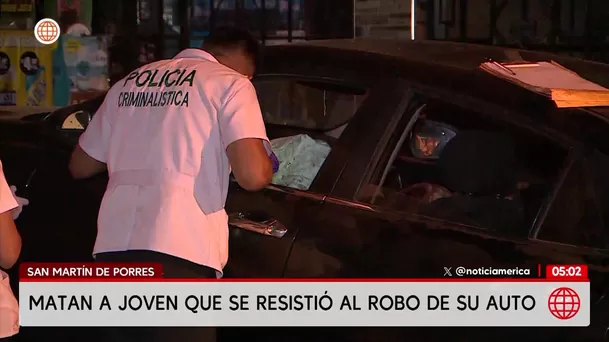 Matan a joven que se resistió al robo de su auto en SMP. Foto: América Noticias