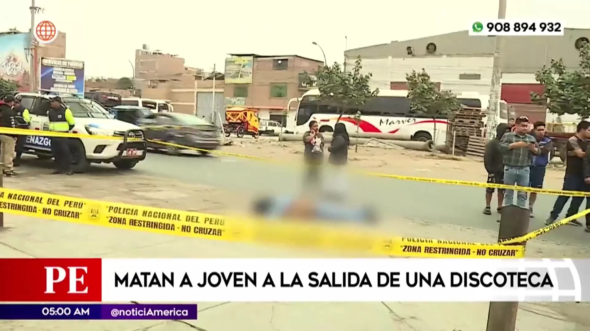 Matan a joven a la salida de una discoteca en San Martín de Porres. Foto: América Noticias