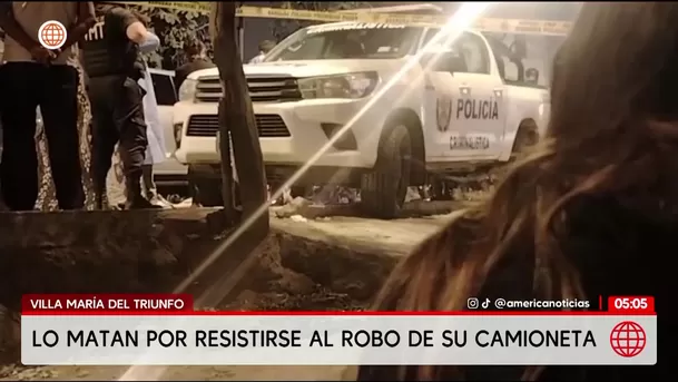 Asesinan a policía en retiro en Villa María del Triunfo. Foto: América Noticias