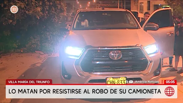 Asesinan a policía en retiro en Villa María del Triunfo. Foto: América Noticias