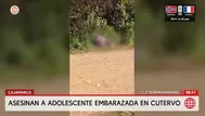 Matan a puñaladas a adolescente embarazada en Cajamarca