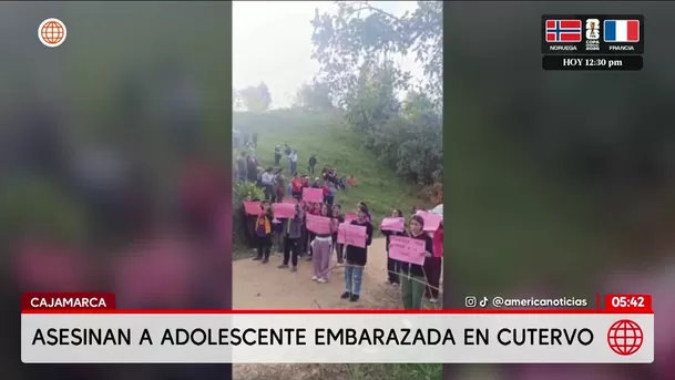 Cajamarca: Asesinan a puñaladas a adolescente embarazada en Cutervo. Foto: América Noticias