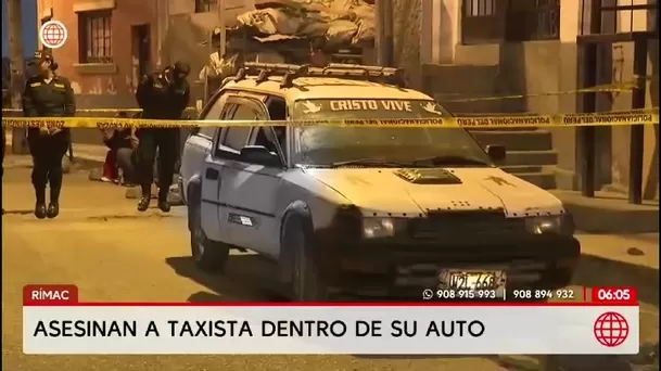 Taxista asesinado en su auto mientras hablaba por teléfono / América Noticias Taxista asesinado en su auto mientras hablaba por teléfono / América Noticias