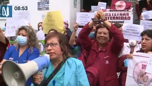 Profesionales de la salud acatarán huelga. Foto y video: Canal N