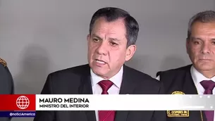 El ministro del Interior, Mauro Medina