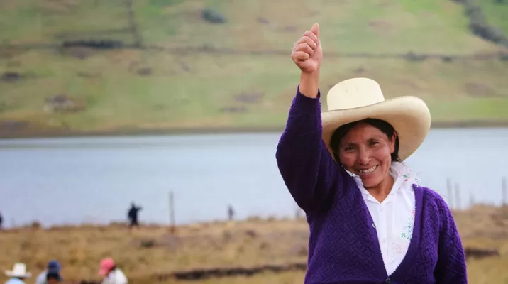Máxima Acuña. Foto: Andina
