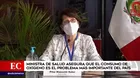 Ministra de Salud aseguró que el consumo de oxígeno es el problema más importante del país