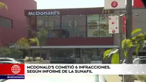 McDonald's. América Noticias