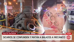 Mecánico fue asesinado por equivocación a balazos en Villa El Salvador. Foto y video: América Noticias