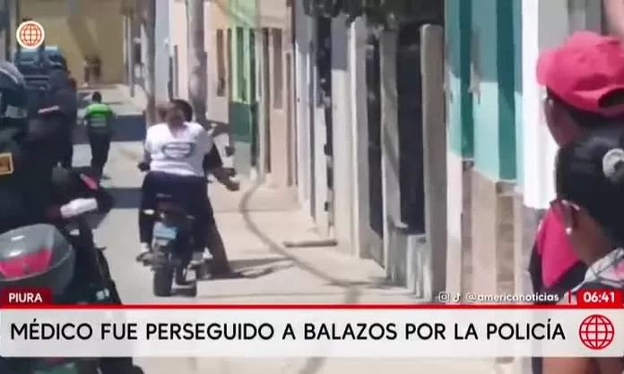 Persecución a balazos contra médico en Piura