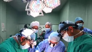 El equipo médico es liderado por el Dr. Carlos Chamán. Foto y video: América Noticias