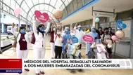 Médicos del Hospital Rebagliati salvaron a dos jóvenes gestantes del coronavirus