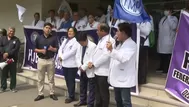 Médicos y personal de salud protestan con huelga nacional