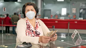 Cobro de pensión ONP. Foto: Andina