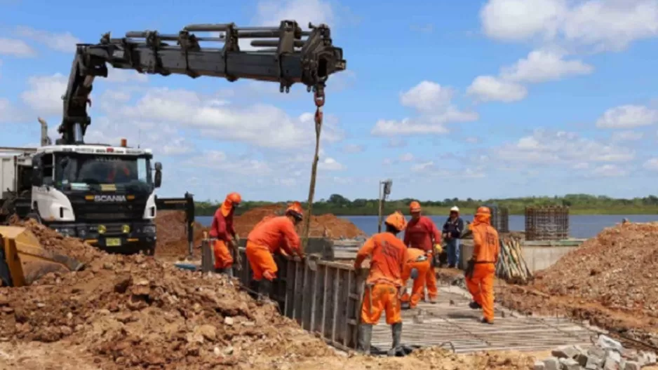 Obras en el país. Foto: Andina