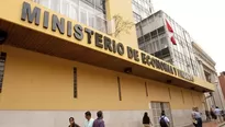 Ministerio de Economía y Finanzas. Foto: Andina