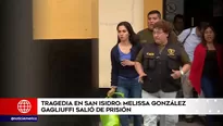 Melisa González Gagliuffi dejó el penal Vírgen de Fátima. América Noticias