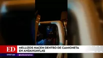 Mujer dio a luz en una camioneta en Andahuaylas.