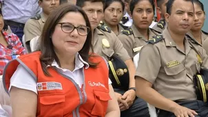 Ana María Mendieta, ministra de la Mujer. Foto: MIMP