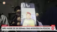 Menor de ocho años muere de un disparo en Huacho