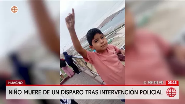 Menor de ocho años muere de un disparo en Huacho. Foto: América Noticias Menor de ocho años muere de un disparo en Huacho. Foto: América Noticias