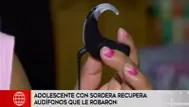 Menor con sordera recuperó audífonos que le robaron en Agua Dulce