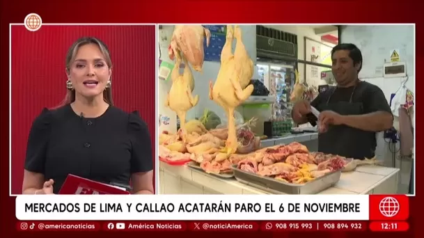 Mercados de Lima y Callao acatarán paro el 6 de noviembre. Foto: América Noticias