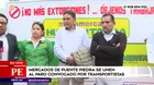 Mercados de Puente Piedra se unen a paro de transportistas