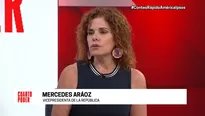 Mercedes Aráoz se refirió a su pedido de renuncia a la vicepresidencia del Perú. Cuarto Poder