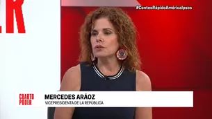 Mercedes Aráoz se refirió a su pedido de renuncia a la vicepresidencia del Perú. Cuarto Poder